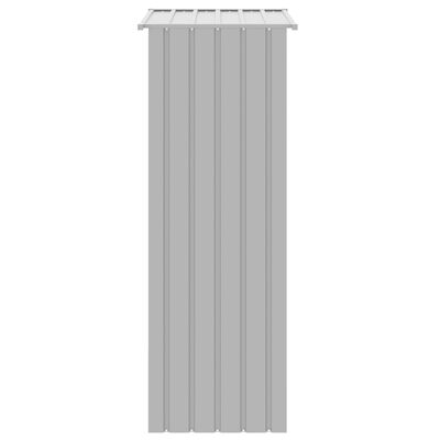 vidaXL Ptačí klec šedá 115 x 78 x 200 cm pozinkovaná ocel