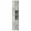 vidaXL Koupelnov&aacute; skř&iacute;ňka betonově &scaron;ed&aacute; 30 x 30 x 183,5 cm kompozit