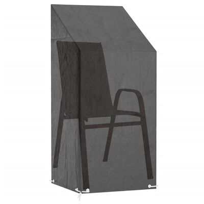 vidaXL Plachta na zahradní židle s 8 očky 65x65x110/150 cm polyethylen