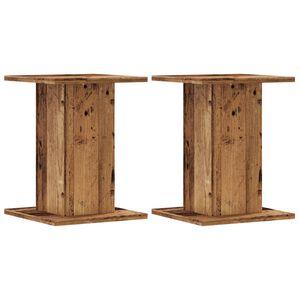 vidaXL Stojany na rostliny 2 ks old wood 30x30x40 cm kompozitn&iacute; dřevo