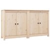vidaXL Př&iacute;born&iacute;ky 2 ks 70 x 35 x 80 cm masivn&iacute; borov&eacute; dřevo