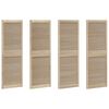 vidaXL Skř&iacute;ňov&eacute; dveře se dveřmi 4 pcs Př&iacute;rodn&iacute; 170 x 2,1 x 59,5 cm