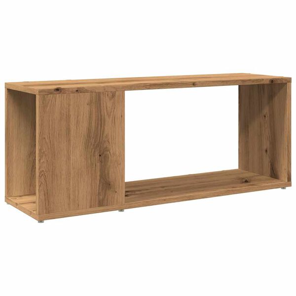 vidaXL TV stolek dub artisan 80x24x32cm cm kompozitn&iacute; dřevo