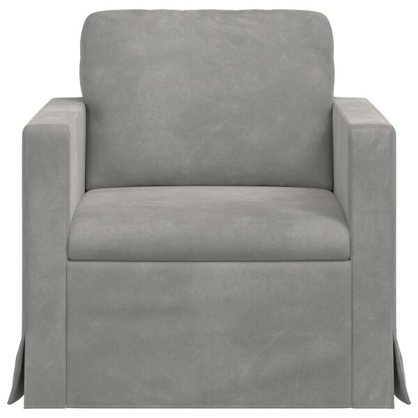 vidaXL Pohovka Světle &scaron;ed&aacute;