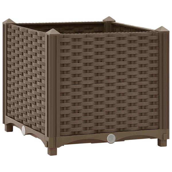 vidaXL Vyvýšený záhon 40 x 40 x 38 cm polypropylen