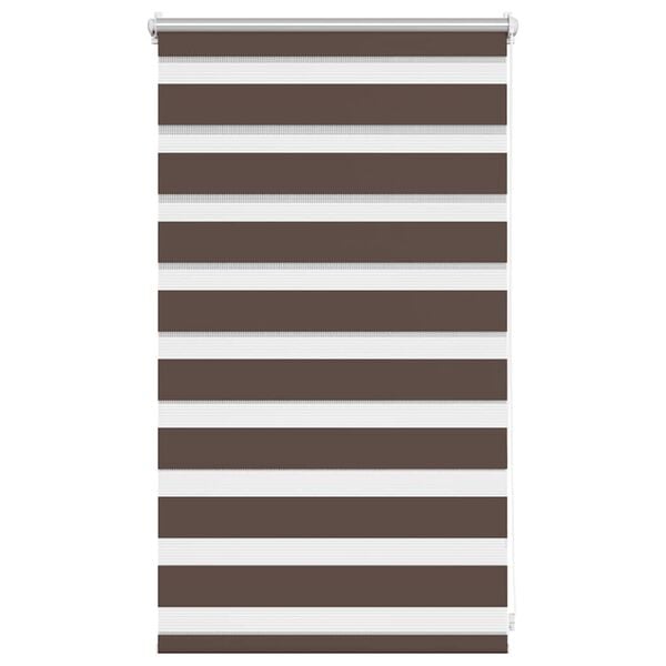 vidaXL Zebrov&aacute; roleta 50,9x100 cm &Scaron;&iacute;řka l&aacute;tky 46,7 cm k&aacute;vov&aacute;