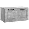 vidaXL N&aacute;stěnn&aacute; TV skř&iacute;ň N&aacute;stěnn&yacute; Betonově &scaron;ed&aacute; 59,5 x 31 x 30 cm