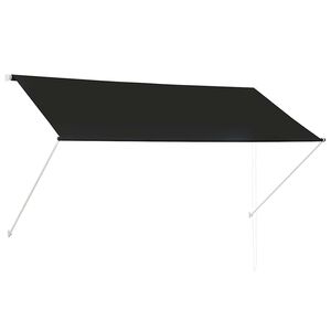 vidaXL Zatahovac&iacute; mark&yacute;za antracitov&aacute; 250 x 150 cm