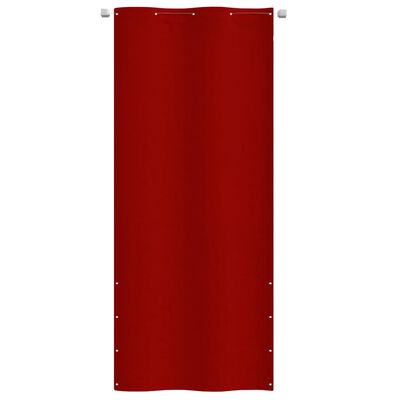 vidaXL Balkonová zástěna červená 100 x 240 cm oxfordská látka