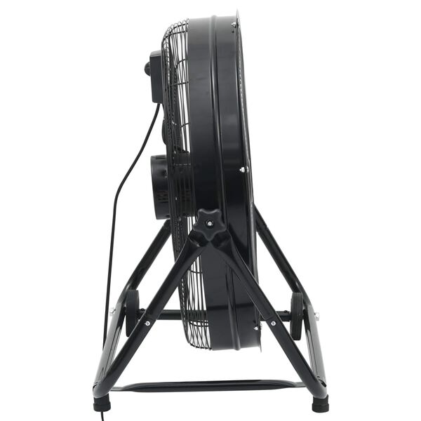 vidaXL Průmyslov&yacute; bubnov&yacute; ventil&aacute;tor 60 cm 172,5 W čern&yacute;