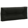 vidaXL Pol&scaron;t&aacute;ř na paletu VIANEN 100% polyester Čern&aacute; 120 x 40 x 12 cm