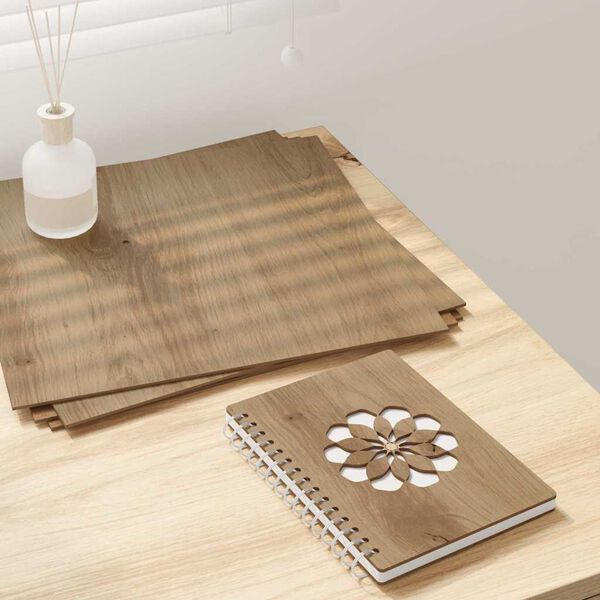 vidaXL Dekoračn&iacute; panely 50 pcs Artisanov&yacute; dub 30 x 30 x 0.27 cm