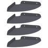 vidaXL Plovouc&iacute; police s polic&iacute; 4 pcs Antracit 18 x 18 x 2 cm