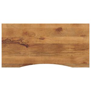 vidaXL Stoln&iacute; deska s v&yacute;řezem 110x50x2,5 cm masivn&iacute; hrub&yacute; mangovn&iacute;k