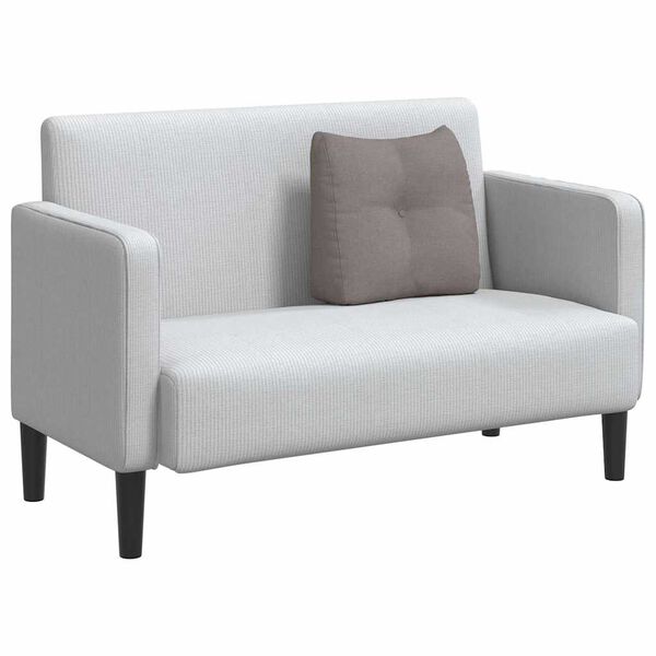 vidaXL Polštář na záda Taupe 45 x 24 x 50 cm textil