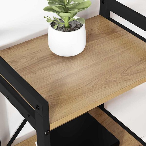 vidaXL Knihovna Artisanov&yacute; dub 60 x 30 x 85 cm kompozitn&iacute; dřevo