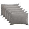 vidaXL Povlak na pol&scaron;t&aacute;ř 6 pcs HEERLEN Světle &scaron;ed&aacute; 50 x 80 cm man&scaron;estr