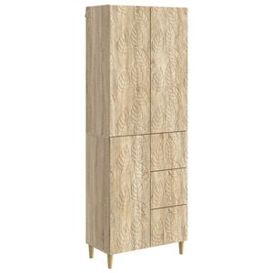 vidaXL 2 pcs Dub sonoma