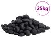 vidaXL Le&scaron;těn&eacute; obl&aacute;zky 25 kg čern&eacute; 2&ndash;5 cm