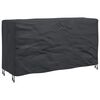 vidaXL Pokryv na n&aacute;bytek Jednobarevn&yacute; Čern&aacute; 180 x 70 x 90 cm 210D