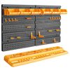 vidaXL Stěna na n&aacute;řad&iacute; 646 x 385 mm 26 drž&aacute;ků PP