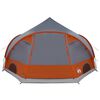 vidaXL Stan s kopulí se střechou Šedá a oranžová 505 x 450 x 248 cm