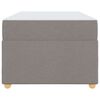 vidaXL R&aacute;m postele s matrac&iacute; Taupe 80 x 200 cm textil
