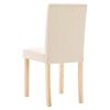 vidaXL J&iacute;deln&iacute; židle 4 ks kr&eacute;mov&eacute; textil