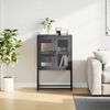 vidaXL Skř&iacute;ň highboard antracitov&aacute; 68x39x107 cm ocel
