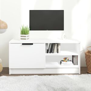 vidaXL TV skř&iacute;ňka b&iacute;l&aacute; 80 x 35 x 36,5 cm kompozitn&iacute; dřevo