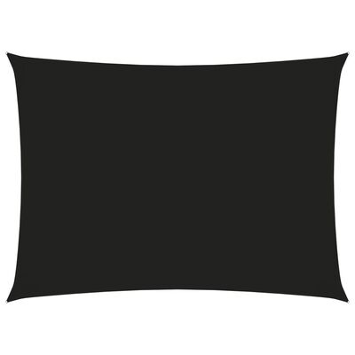 vidaXL Stínící plachta oxfordská látka obdélníková 3 x 4,5 m černá