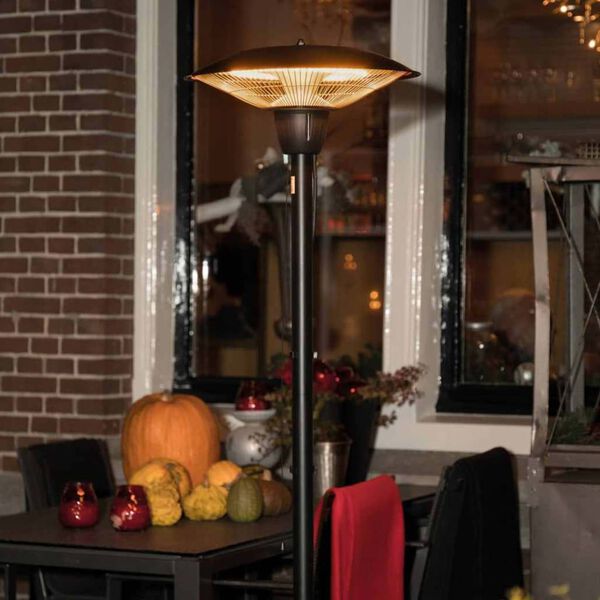 Sunred Stojanový ohřívač Barcelona 1500 W halogenový černý