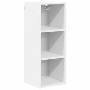 vidaXL Z&aacute;věsn&aacute; skř&iacute;ňka Riga B&iacute;l&aacute; 30 x 29,5 x 80 cm kompozitn&iacute; dřevo