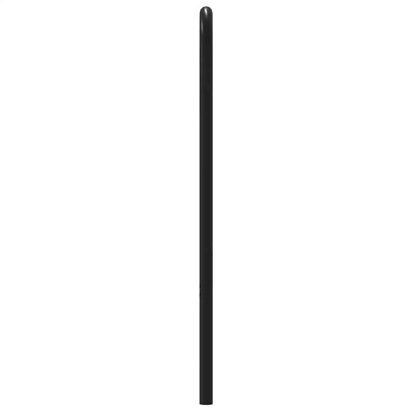 vidaXL Čelo postele kouřov&yacute; dub 120 cm ocel a kompozitn&iacute; dřevo