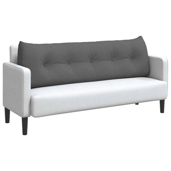 vidaXL Pol&scaron;t&aacute;ř na z&aacute;da Tmavě &scaron;ed&aacute; 160 x 24 x 50 cm textil