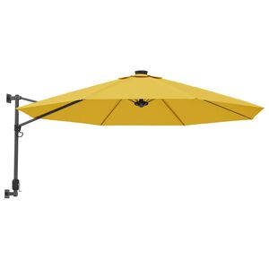 vidaXL N&aacute;stěnn&yacute; slunečn&iacute;k žlut&yacute; 290 cm