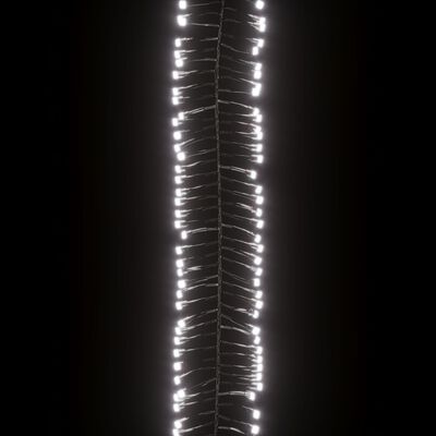 vidaXL Světelný LED řetěz trs s 1000 LED diodami studený bílý 11 m PVC