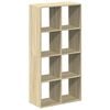 vidaXL Knihovna/děl&iacute;c&iacute; stěna dub sonoma 69,5x29x137,5 cm kompozit