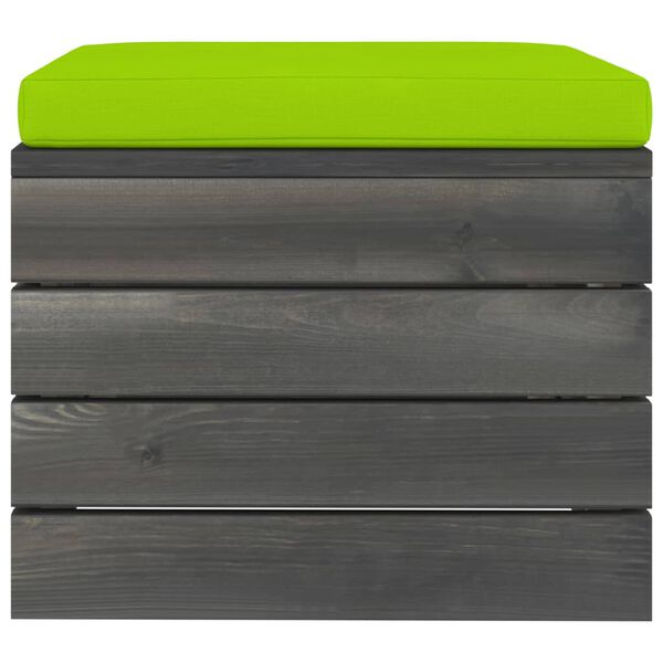 vidaXL 9d&iacute;ln&aacute; zahradn&iacute; sedac&iacute; souprava z palet + podu&scaron;ky borov&eacute; dřevo