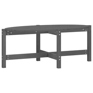 vidaXL Konferenčn&iacute; stolek &scaron;ed&yacute; 118 x 63 x 45 cm masivn&iacute; borov&eacute; dřevo