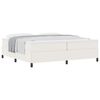 vidaXL Postel s boxspringem Kr&eacute;mov&aacute; 200 x 200 cm Žebrovan&aacute; l&aacute;tka