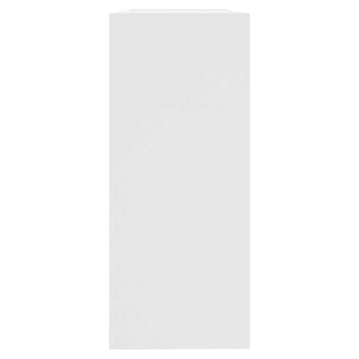 vidaXL Knihovna / dělicí stěna bílá 100 x 30 x 72 cm