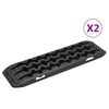 vidaXL Vypro&scaron;ťovac&iacute; desky 2 ks čern&eacute; 106 x 30,5 x 7 cm nylon