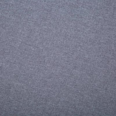 vidaXL Rohová sedačka s textilním čalouněním 186x136x79 cm světle šedá