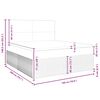 vidaXL Box spring postel s matrac&iacute; tmavě zelen&aacute; 180x200 cm samet