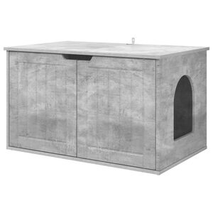 vidaXL Kočič&iacute; dům Beton 85 x 55 x 50,5 cm Kompozitn&iacute; dřevo