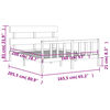 vidaXL Postel bez matrace b&iacute;l&aacute; 160 x 200 cm masivn&iacute; borovice
