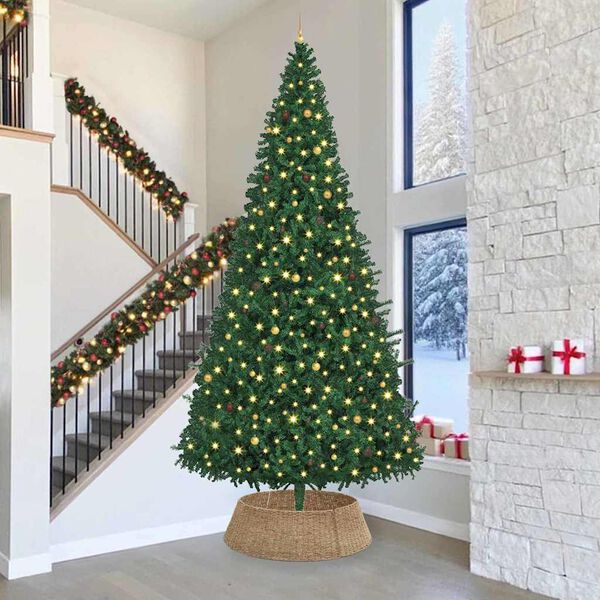 vidaXL V&aacute;nočn&iacute; obojek na stromek Hněd&aacute; 105 x 105 x 28 cm Mořsk&aacute; tr&aacute;va