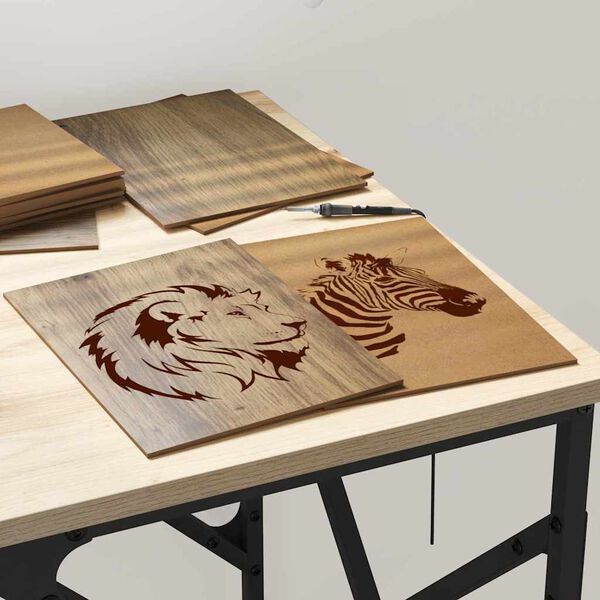 vidaXL Dekoračn&iacute; panely 150 pcs Artisanov&yacute; dub 15 x 21 x 0.27 cm