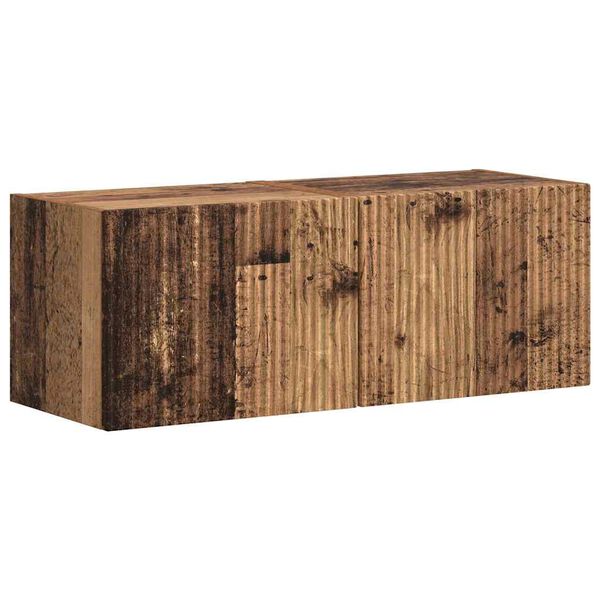 vidaXL TV wall cabinet N&aacute;stěnn&yacute; 2 pcs Star&eacute; dřevo 60 x 31 x 29.5 cm